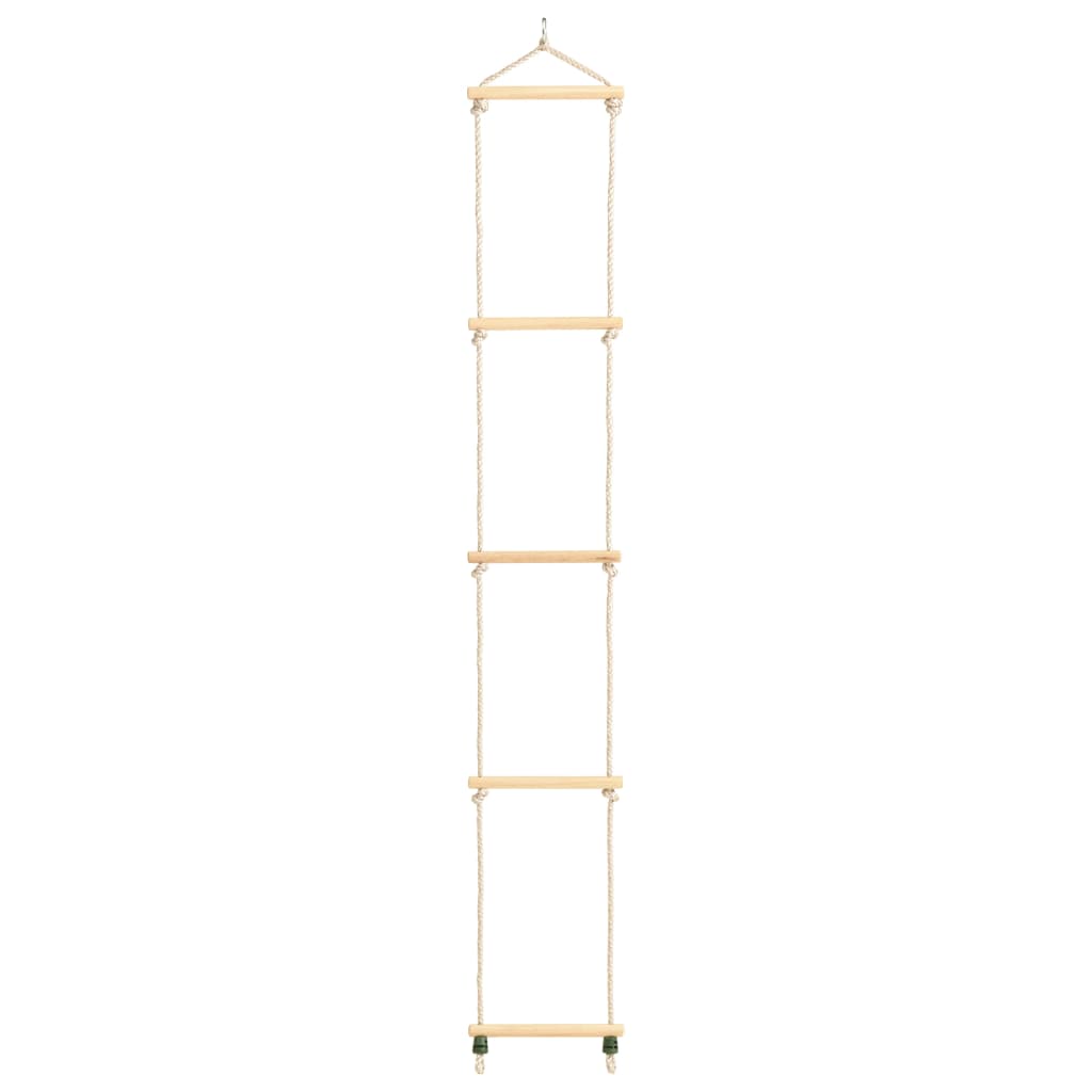 Kinder-Strickleiter Massivholz und PE 30x168 cm