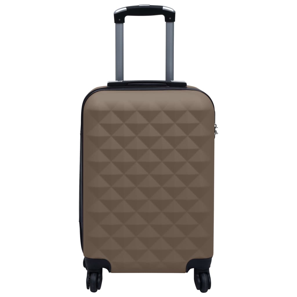 Hartschalen-Trolley-Set 2 Stk. Braun ABS