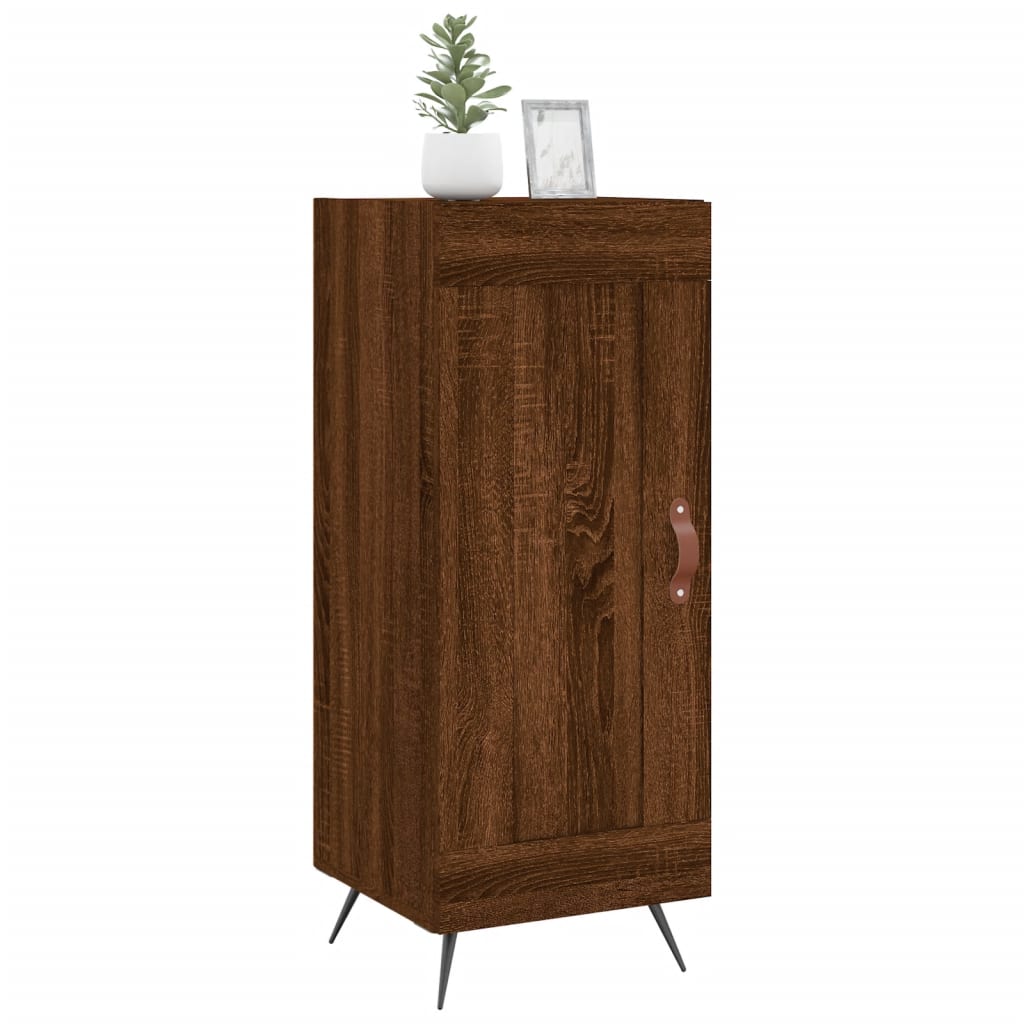 Sideboard Braun Eichen-Optik 34,5x34x90 cm Holzwerkstoff