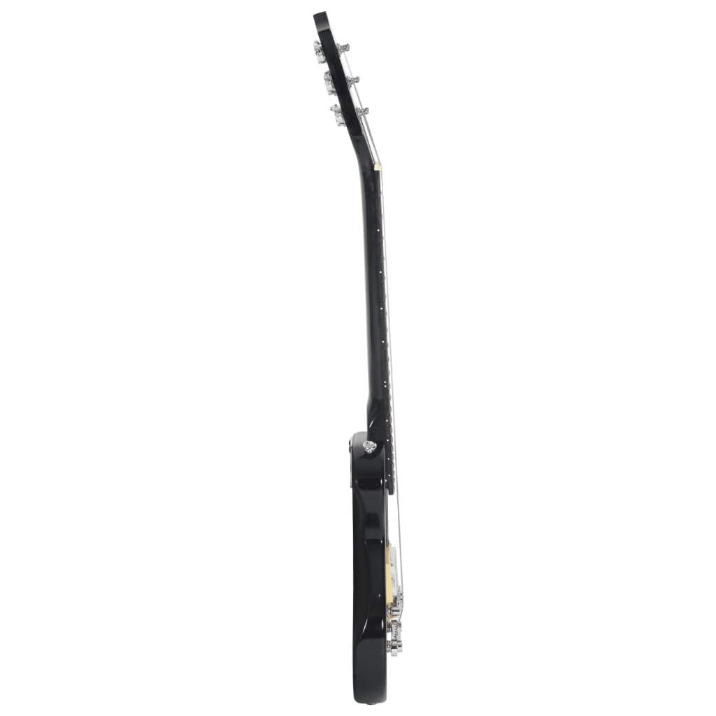 E-Gitarre für Kinder mit Tasche Braun und Schwarz 3/4 30"