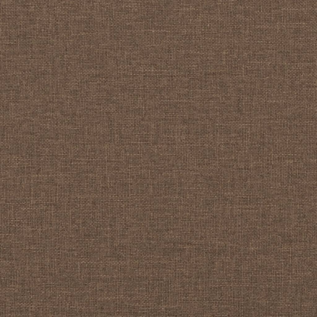 2-Sitzer-Sofa Braun 140 cm Stoff