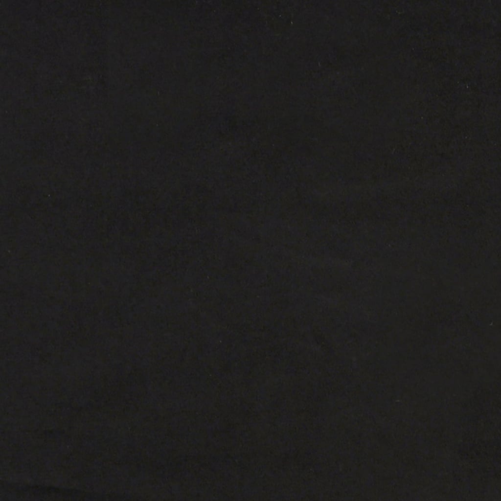 3-Sitzer-Sofa Schwarz 180 cm Samt