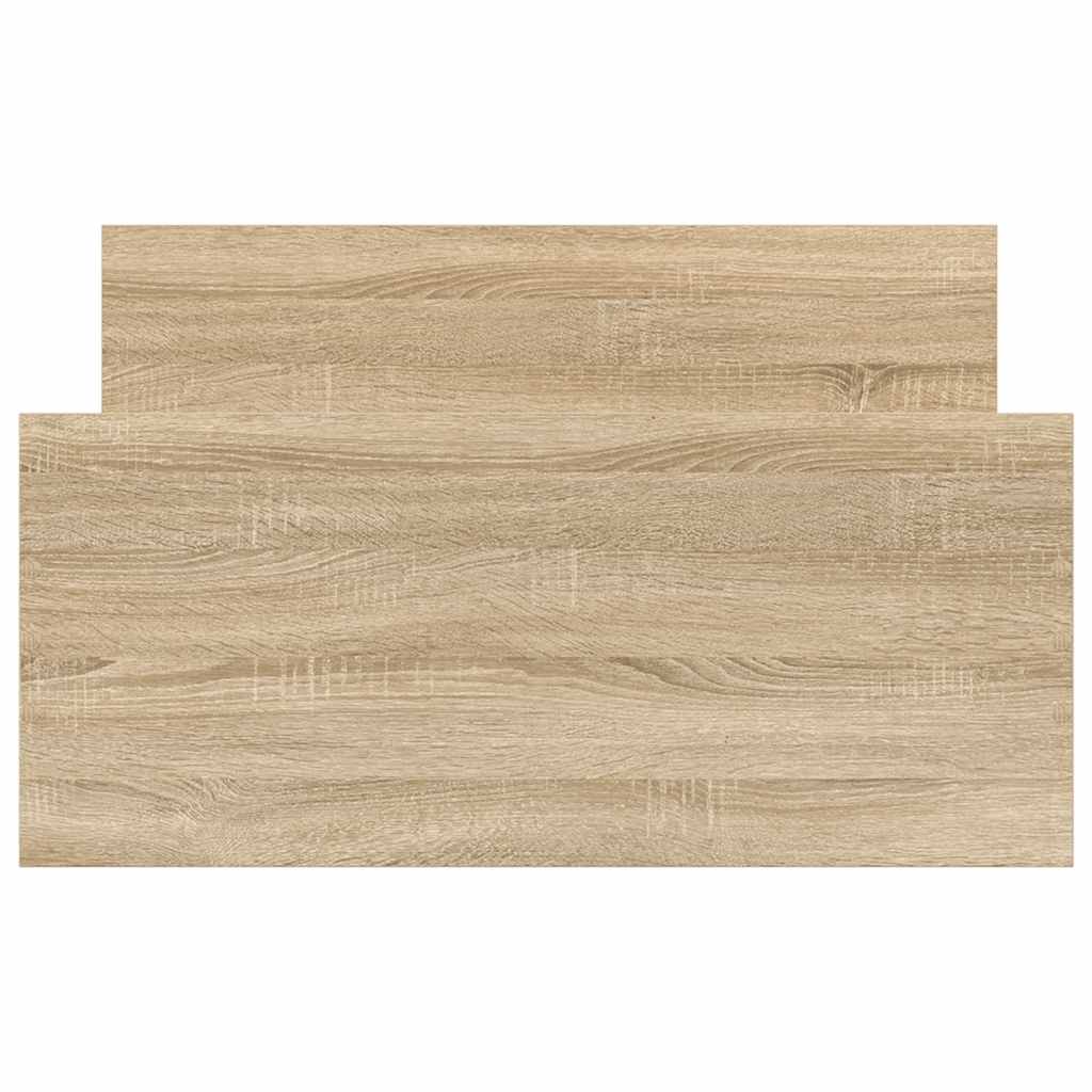 Bettgestell Sonoma-Eiche 75x190 cm Holzwerkstoff