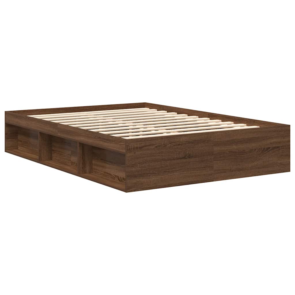 Bettgestell Braun Eichen-Optik 120x190 cm