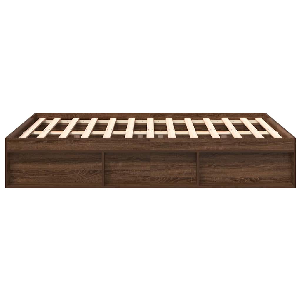 Bettgestell Braun Eichen-Optik 120x190 cm