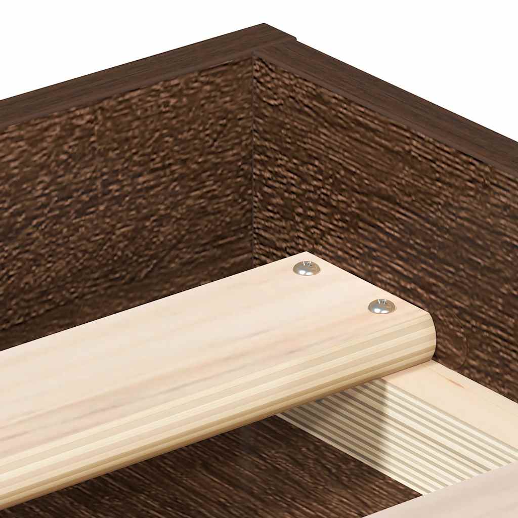 Bettgestell Braun Eichen-Optik 120x190 cm
