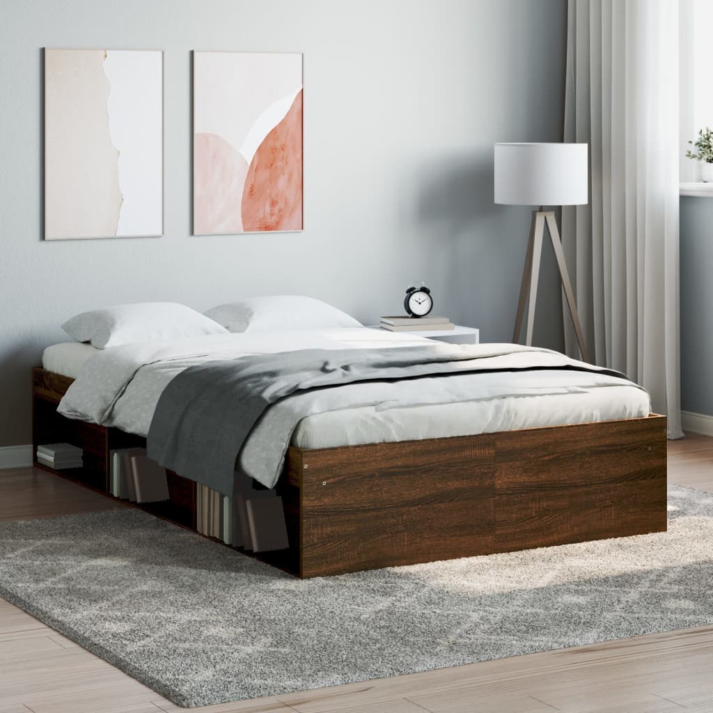 Bettgestell Braun Eichen-Optik 120x190 cm