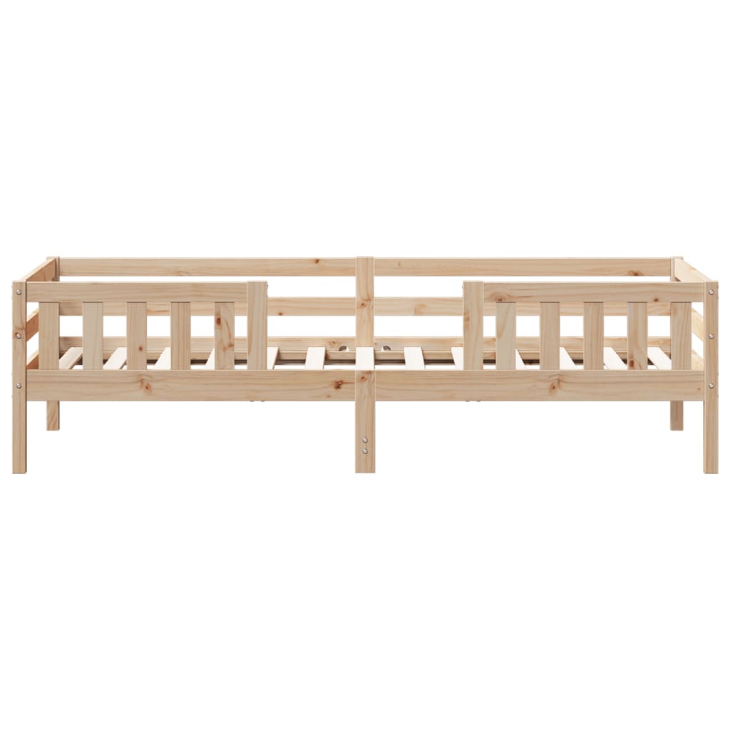 Massivholzbett ohne Matratze 90x190 cm Kiefernholz
