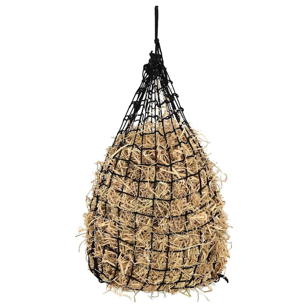 Heunetze 2 Stk. Quadratisch Schwarz 75x75 cm PP