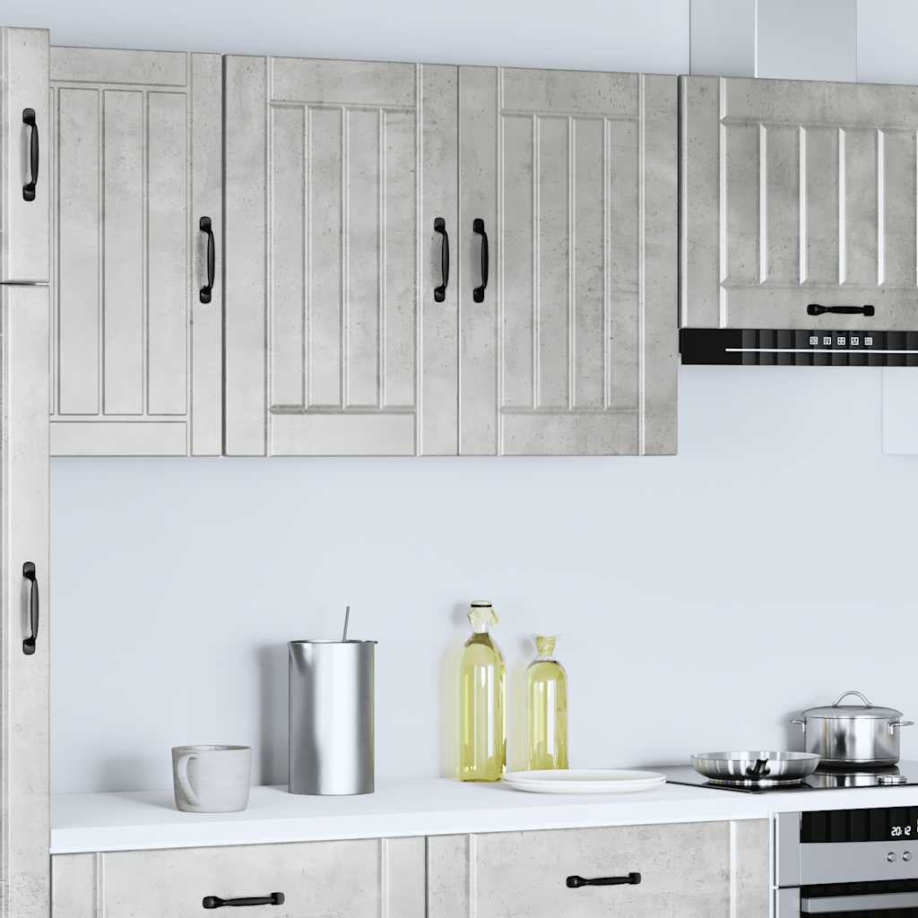 Küchen-Hängeschrank Lucca Betongrau Holzwerkstoff