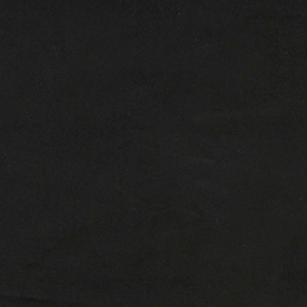 Ottoman-Bett ohne Matratze Schwarz 140x190 cm Samt