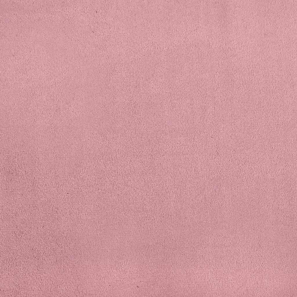 Ottoman-Bett ohne Matratze Rosa 140x200 cm Samt
