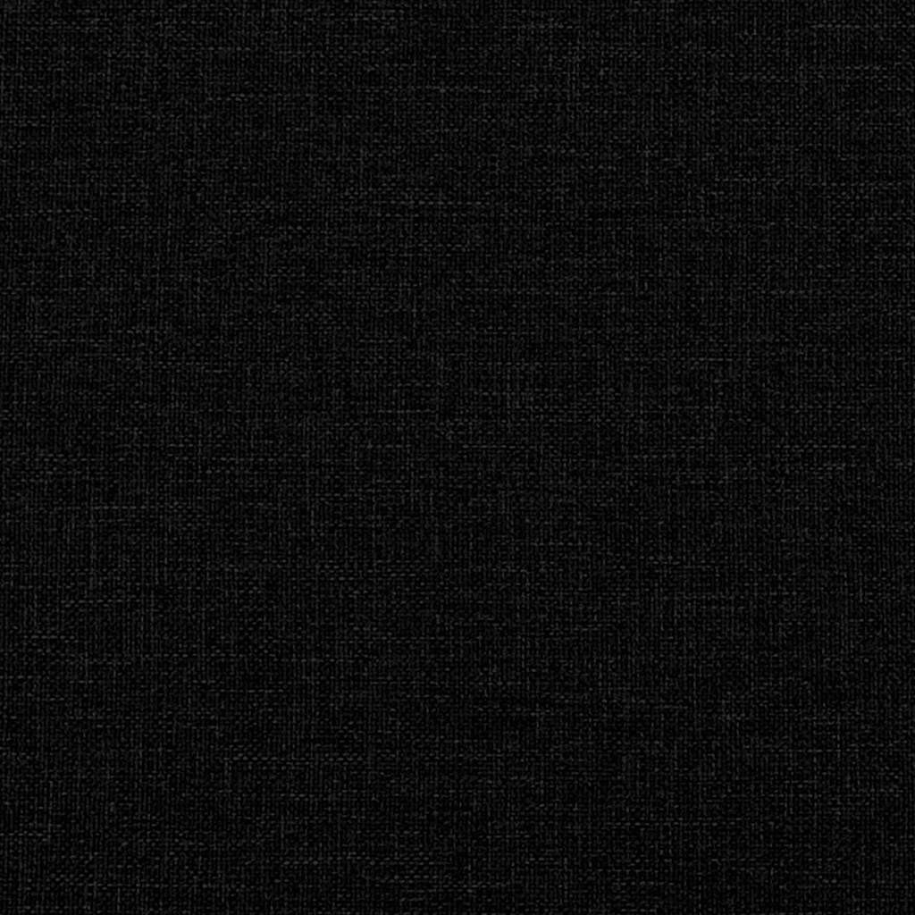Esszimmerstühle 6 Stk. Schwarz Stoff