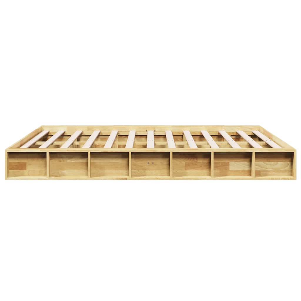 Massivholzbett ohne Matratze 140x200 cm Eichenholz