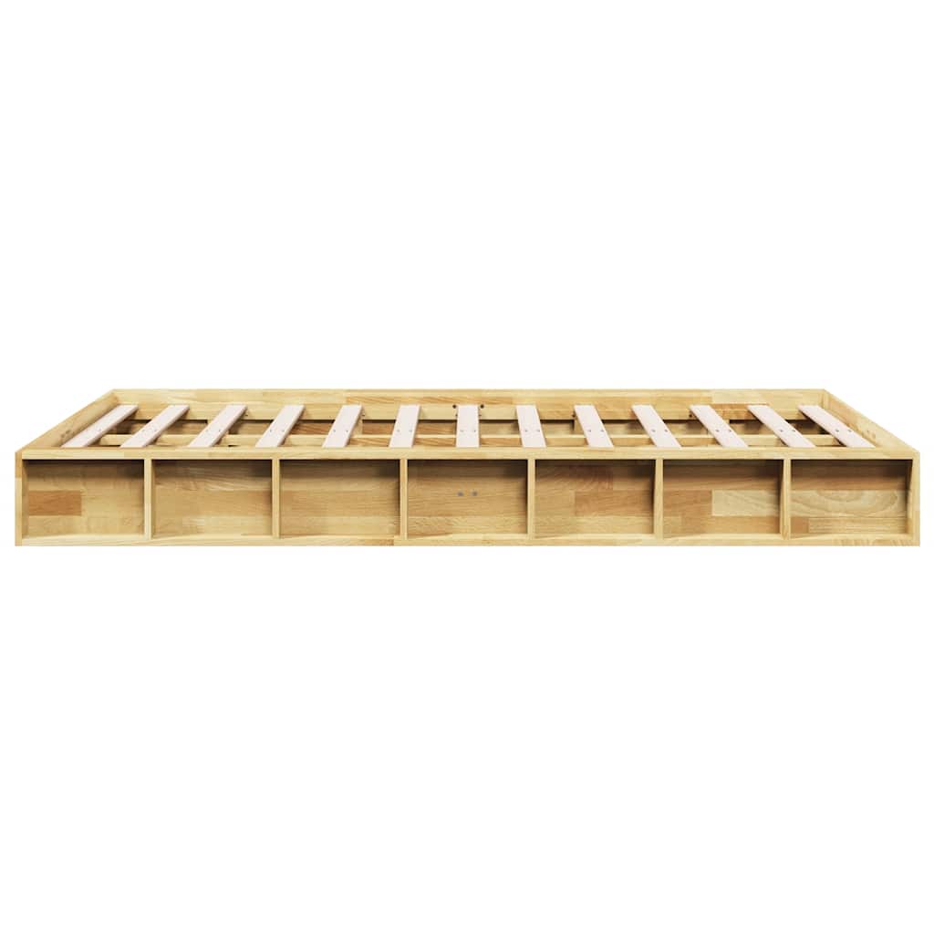 Massivholzbett ohne Matratze 120x190 cm Eichenholz