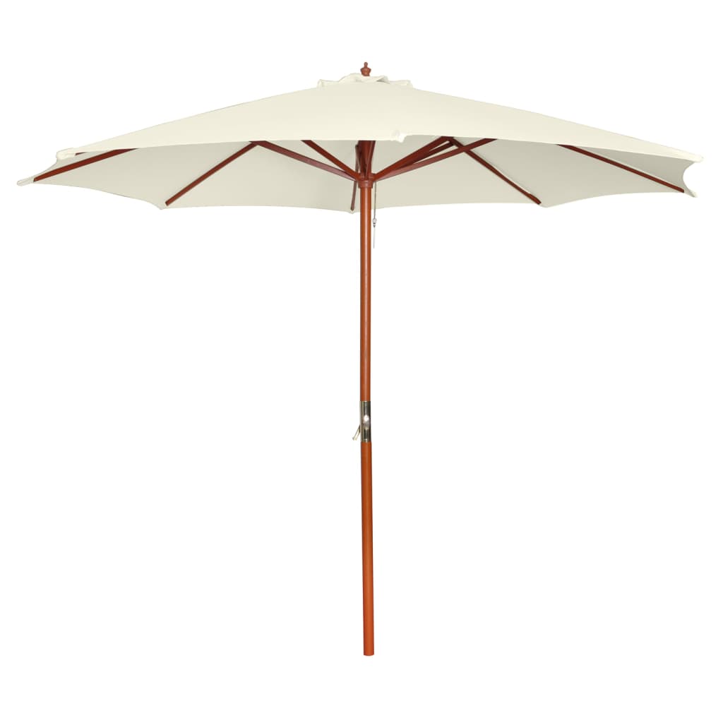 Sonnenschirm 300 x 258 cm Sandweiß