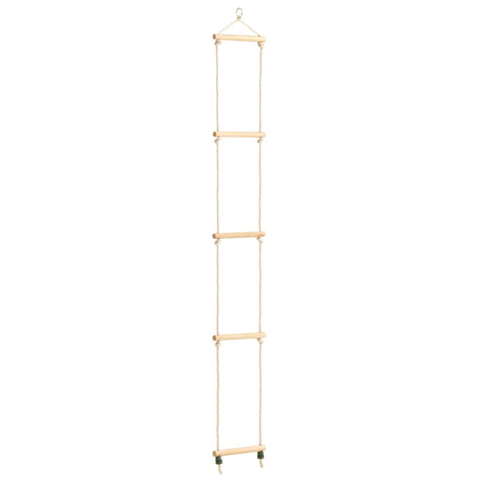 Kinder-Strickleiter Massivholz und PE 30x168 cm