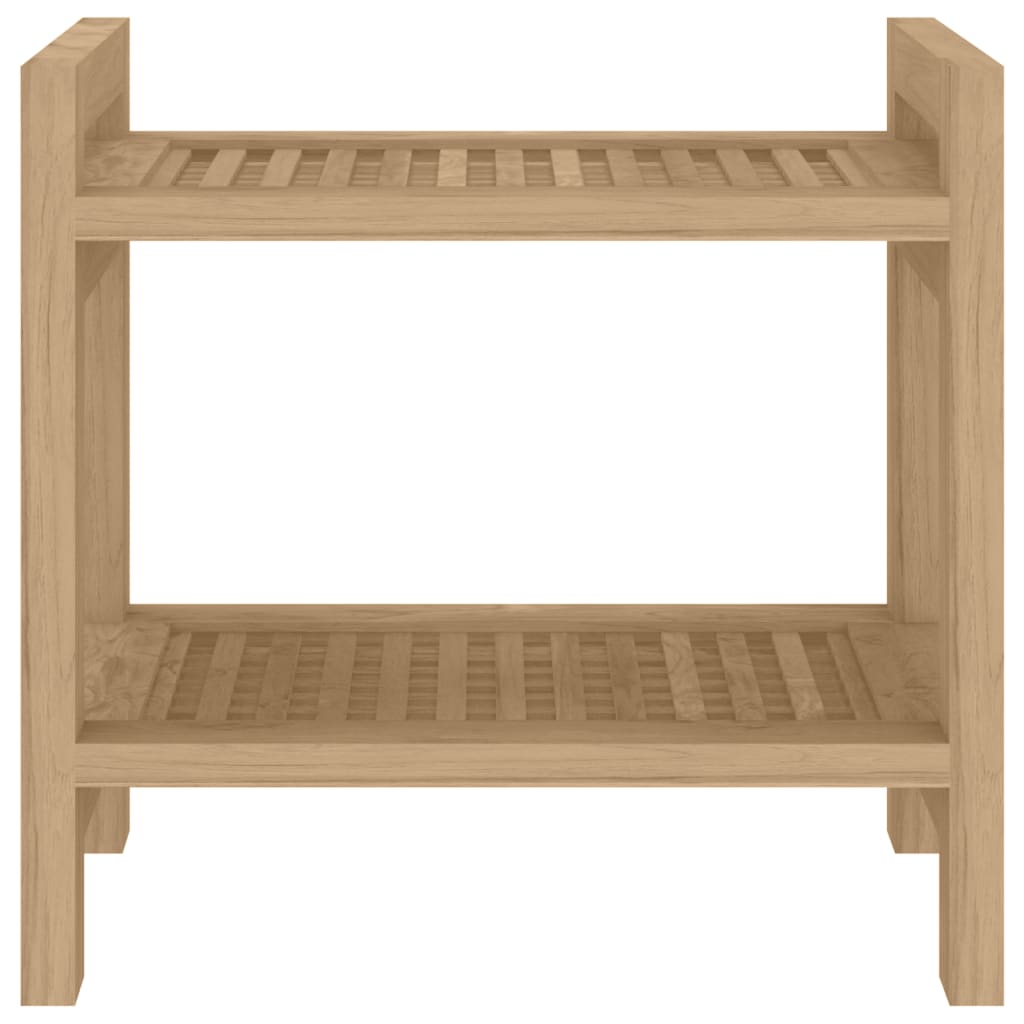 Badezimmer-Beistelltisch 45x30x45 cm Massivholz Teak