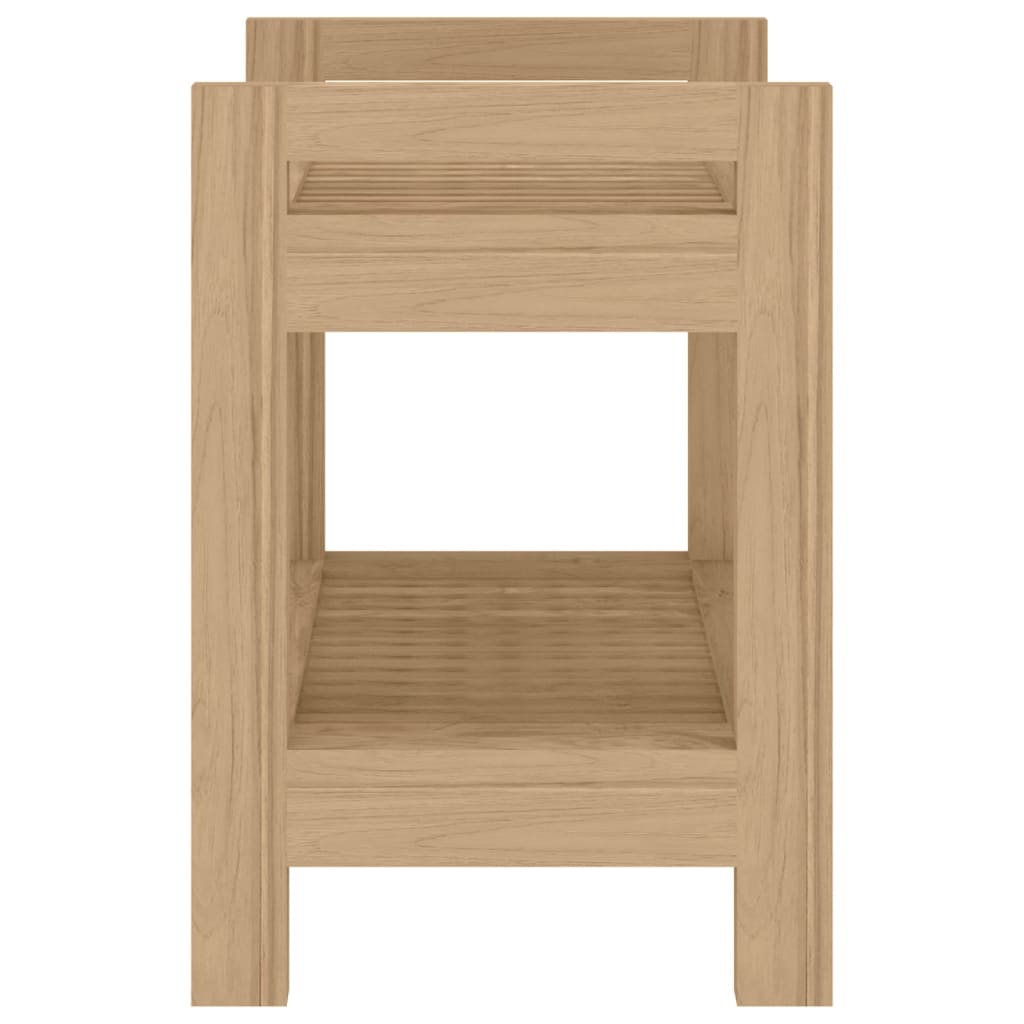 Badezimmer-Beistelltisch 45x30x45 cm Massivholz Teak