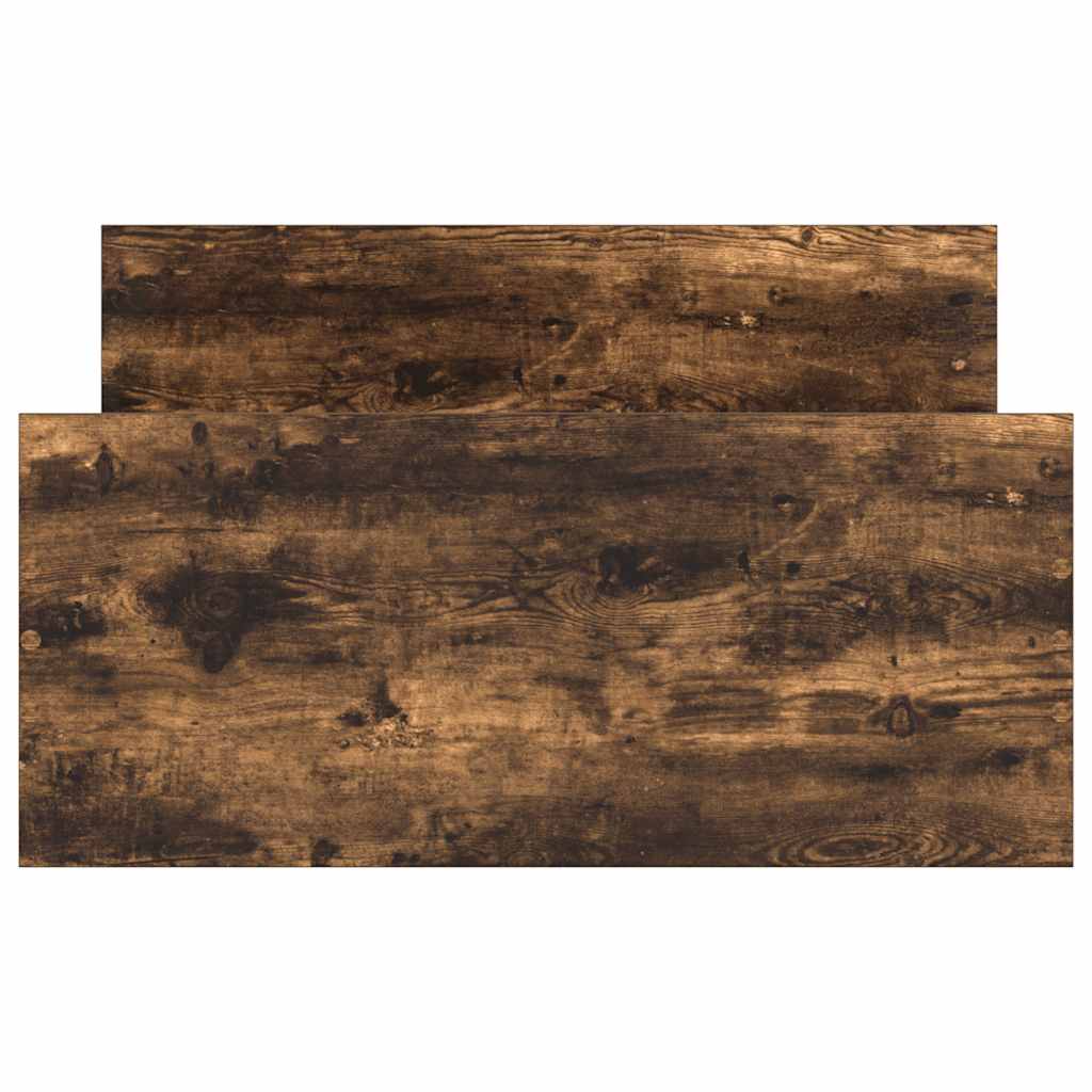 Bettgestell Räuchereiche 75x190 cm Holzwerkstoff