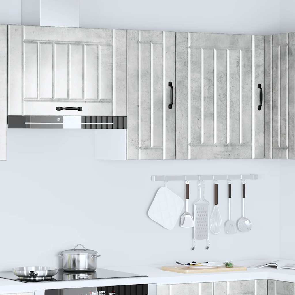 Küchen-Hängeschrank Lucca Betongrau Holzwerkstoff