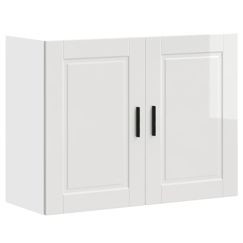 Küchen-Hängeschrank Porto Hochglanz-Weiß Holzwerkstoff