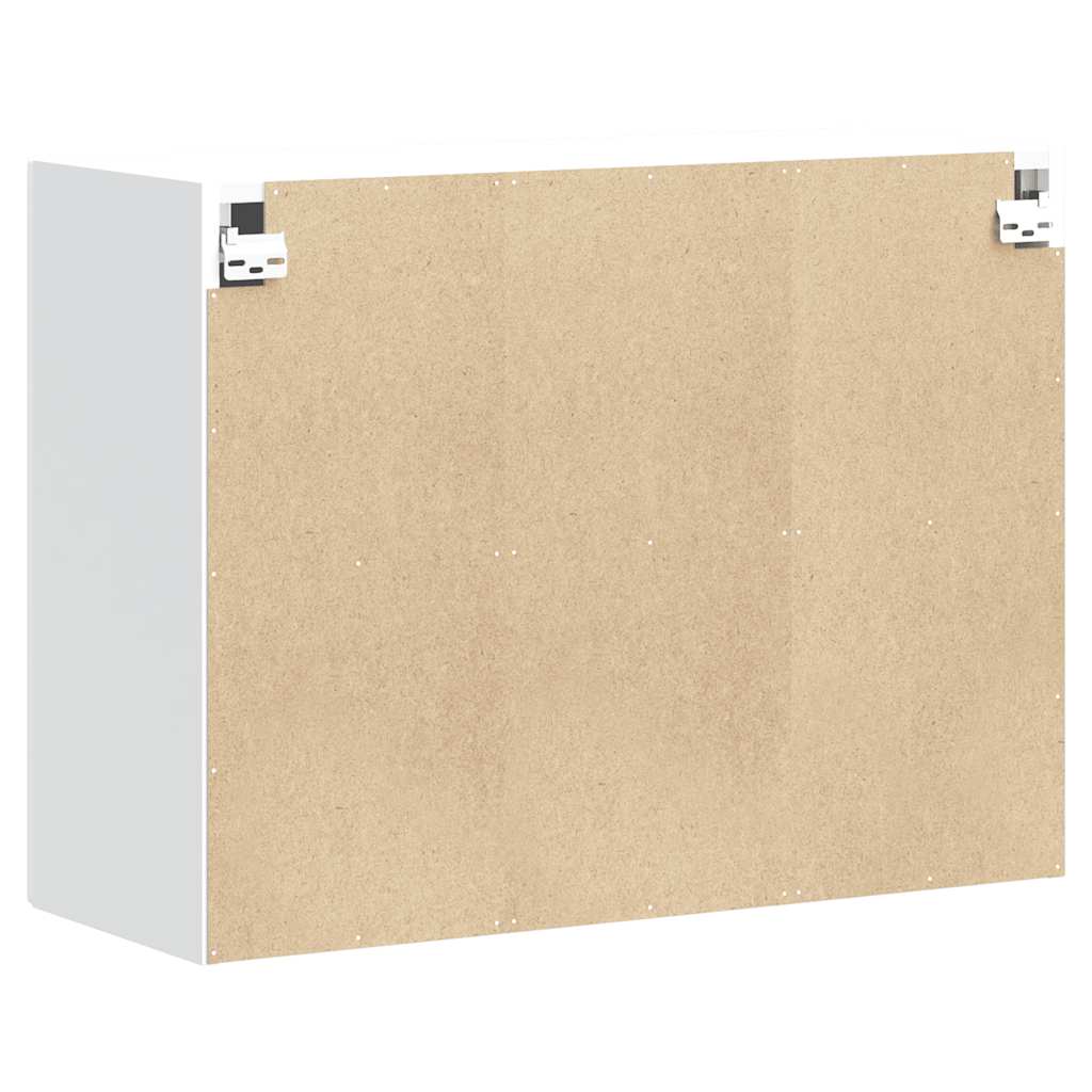 Küchen-Hängeschrank Porto Hochglanz-Weiß Holzwerkstoff